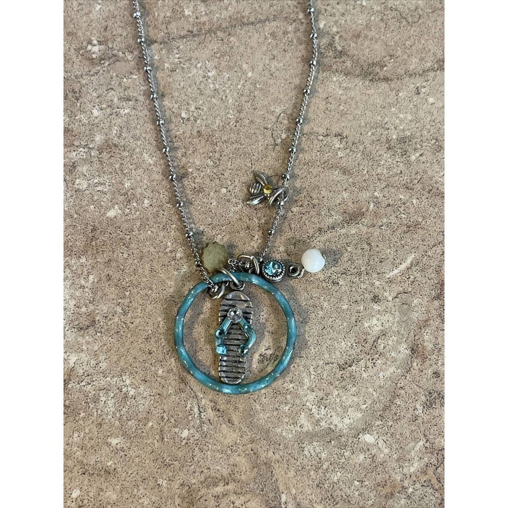 Anne Koplik flip flop necklace